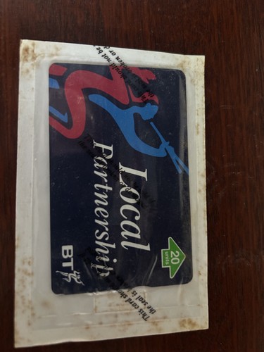 Rare unopened phonecard 20u - bt,