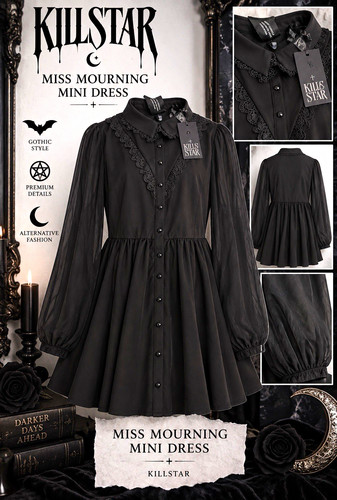 Killstar miss mourning black - miss,