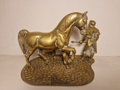 Vintage brass ornament man - vintage,