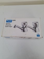 Plumb Sure Quartz chrome Bath Taps Unused