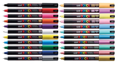 Uni posca 1mr paint marker - uni, pc-1mr