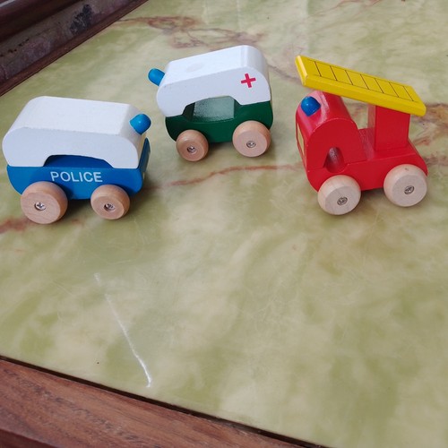 First wooden car set - first, small