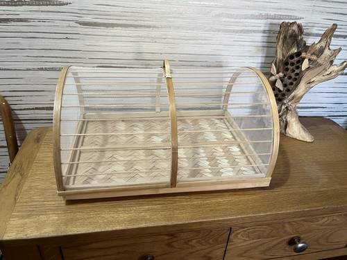 Bamboo mesh food cover - bamboo,