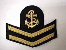 Royal Navy Leading Rate Seaman Patch with Good Conduct Chevrons / Stripes
