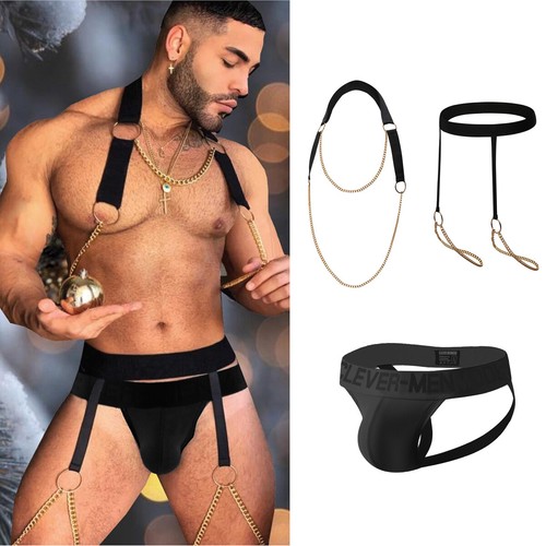 Men body chest harness punk - men,