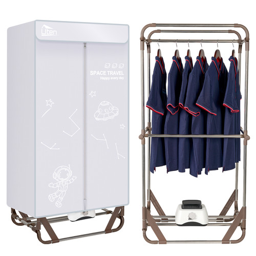 Folding electric clothes dryer - folding,