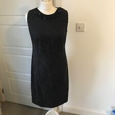 LADIES SIZE 10 BLACK DRESS BHS