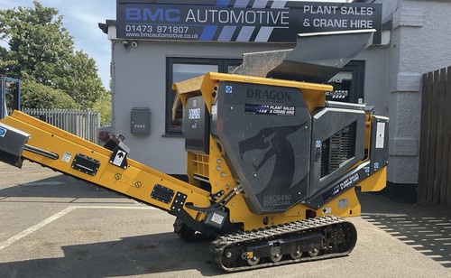Concrete crusher hire - concrete, in