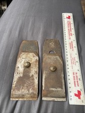 Vintage Plane Blades 2 Pces 2 1/2” & 2 1/4” For Wooden Jack Planes