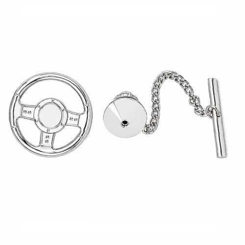 Steering wheel tie pin - wheel, men
