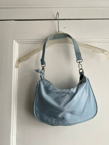 Primark blue nylon shoulder - blue,