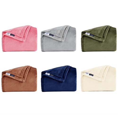 Flannel fleece throw blanket - flannel,