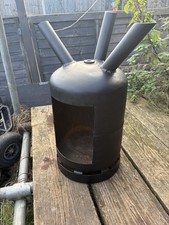 Gas Bottle Log Burner.  Chiminea Patio heater /wood burner/fire pit up-cycled 