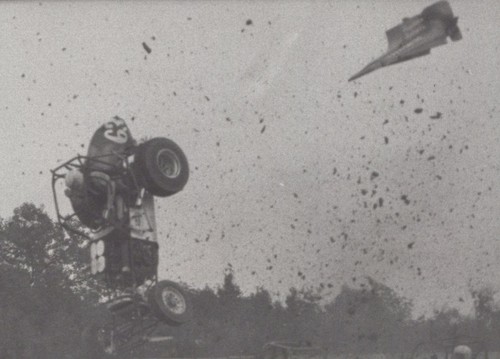 New bremen sprint car flip - bremen,