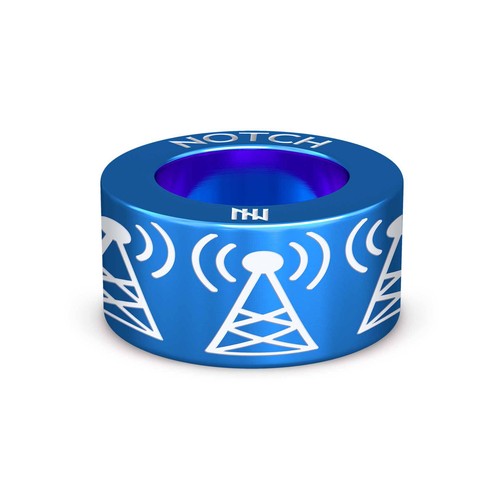 Radio tower notch charm - radio,