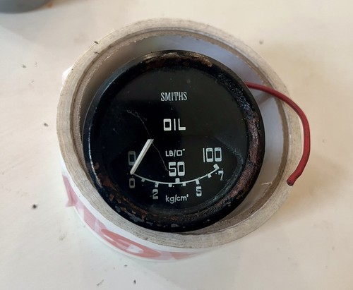 Classic car oil gauge - car,