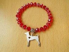 Basenji Dog Glass Beaded