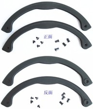 1 Pair Snowboard Bumper Cover Edge Tip Protector Guard Ski Monoboard Black New