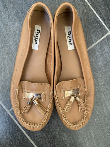 Leather flat moccasin - flat,