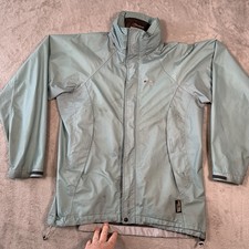 Berghaus Jacket UK 14 Blue Extrem Goretex PacLite Waterproof Hood Rip Stop Pack