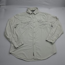 Craghoppers Shirt Mens Medium Stone Nosquito Adventure Utility Safari Trek 6633
