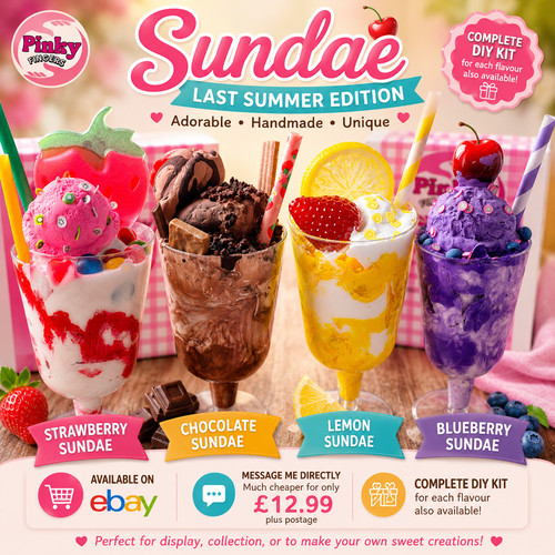 Sundae farfait kit diy make - kit/diy,