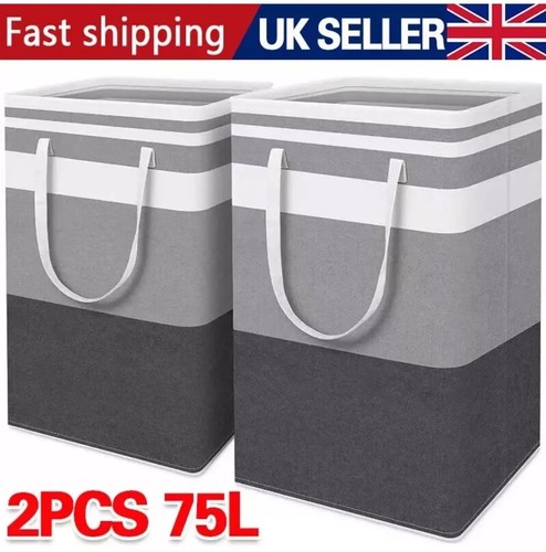 75l laundry basket folding - x,