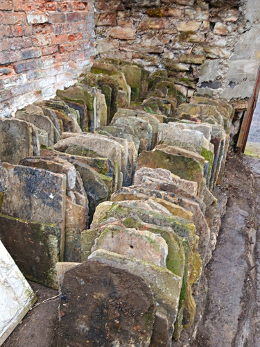 Reclaimed stone roof - stone,