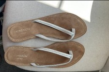 Monsoon Silver Leather Flip
