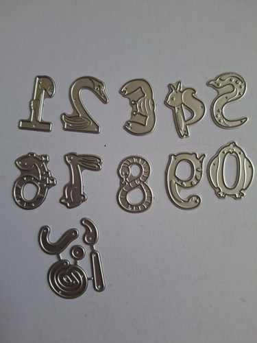 Alphabet and numbers - and,