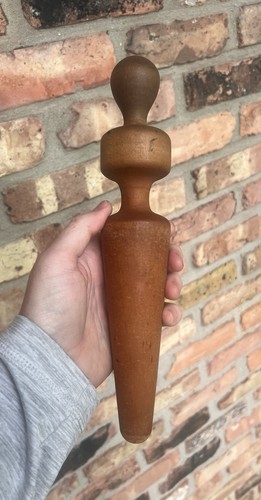 Unique vintage wooden cone - unique,
