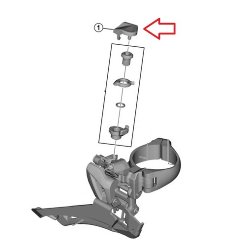 Shimano link cover for - fd-link,