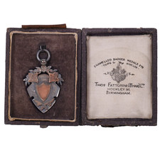 Silver Medal Gold Fob Hockley