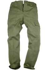 GENTS  OLIVE MILITARY COMBAT TROUSERS 100% cotton green Mens OG NATO cargo pants