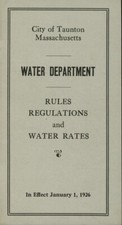 1926 City of Taunton Water