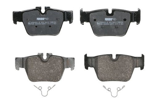 Brake pads set rear right - set, fits