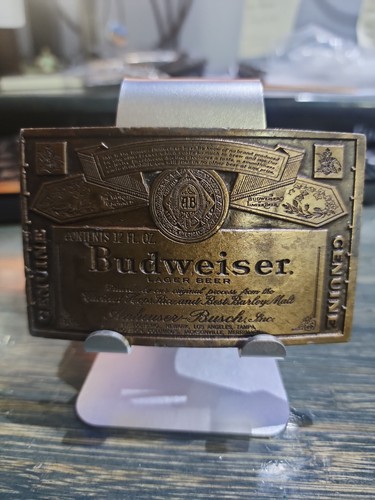 Vintage budweiser brass belt - vintage,