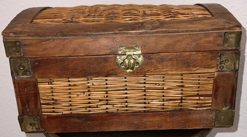 Vintage woven wicker - wicker, and