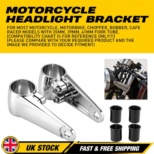 Chrome motorbike 41mm - chrome, 35-41mm