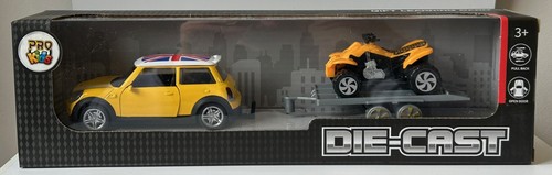 Mini cooper car with trailer - cooper,