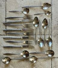 Viners Mosaic Stainless Steel assorted cutlery Retro 1970s 19 pieces