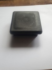 3" Square Heavy Duty Black Plastic Tube Box Section Insert Blanking End Cap 76mm