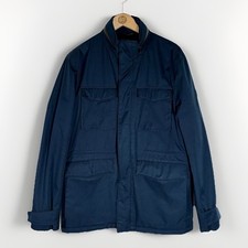 Lindeberg coat mens blue - lindeberg,
