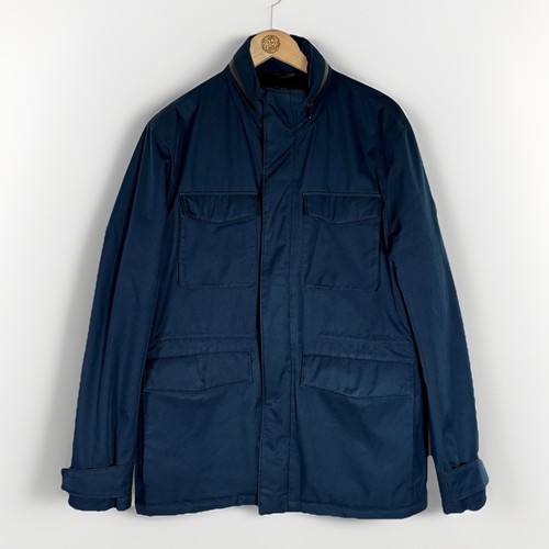 Lindeberg coat mens blue - lindeberg,