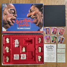 Vintage Spitting Image 'The Game of Scandle' Board Game • By Parker (1980's) VGC