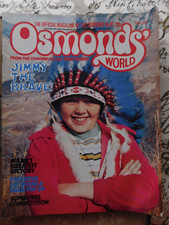 OSMONDS WORLD MAGAZINES APRIL 1976 -JUNE 1977 preowned