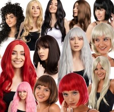 Women's Wigs Fancy Dress Party Cosplay Long Wig Short Wig Curley Frizzy Wigs