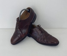 Loake 747T Brown Leather Oxford Shoes Size 9.5 UK Mens