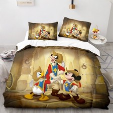 Mickey Mouse/Donald Duck/Duvet Cover/Double-sided Pillowcase/Bedding Set/
