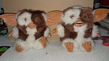 NECA Gremlins Gizmo Plush Figures  2 different  5" gizmos open mouth & smiling 